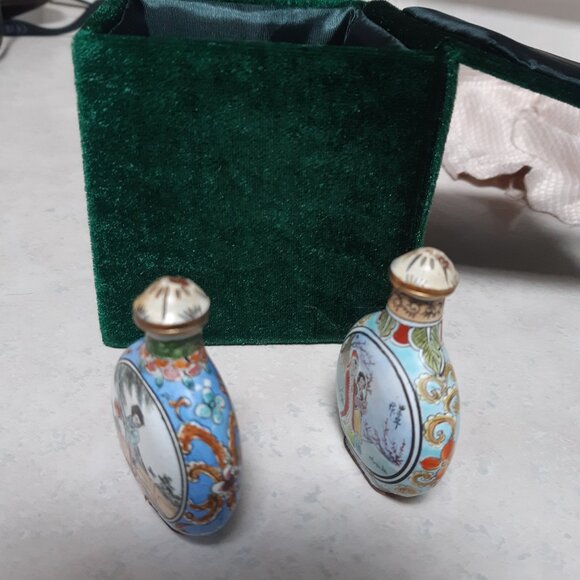 Antique Chinese Porcelain Snuff Bottle - Story Art - Picture 9 of 11